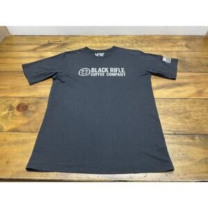 Black Rifle Coffee Company Shirt Mens Medium Black Short Sleeve Crew Neck Tee